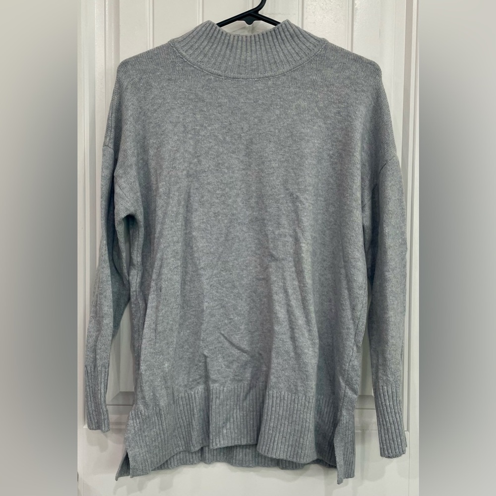 Gray Turtleneck Sweater by Loft